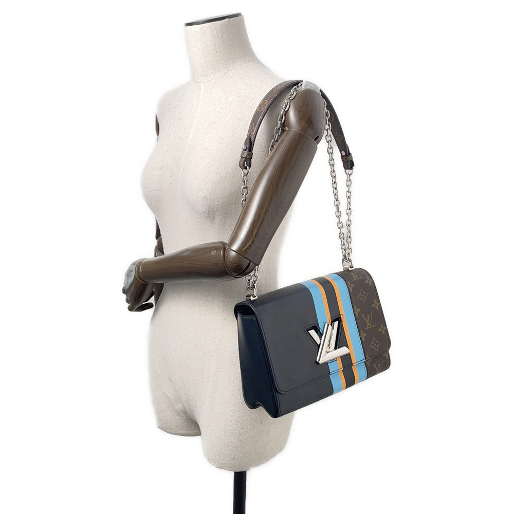 LOUIS VUITTON Twist Noir/Marron/Blue ColorM42346 Calf Leather Size MM