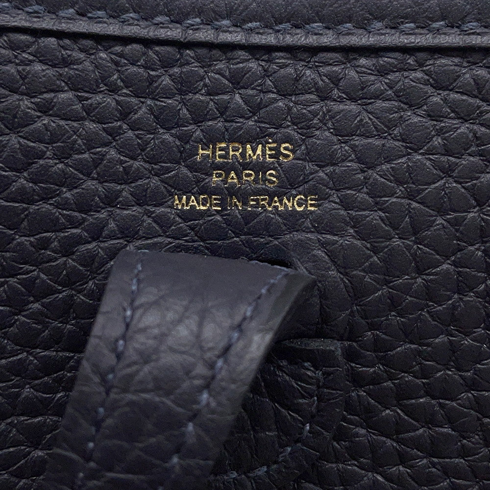 HERMES Evelyne Long Caban Taurillon Clemence Size TPM