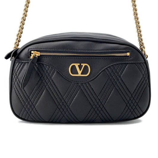 Valentino Garavani Quilty 67 Zip-up Shoulder Bag Black6W2B0R03IFE Leather Size Medium
