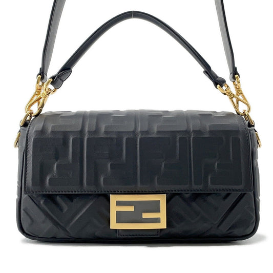 FENDI FF motif baguette Black8BR600 Lambskin