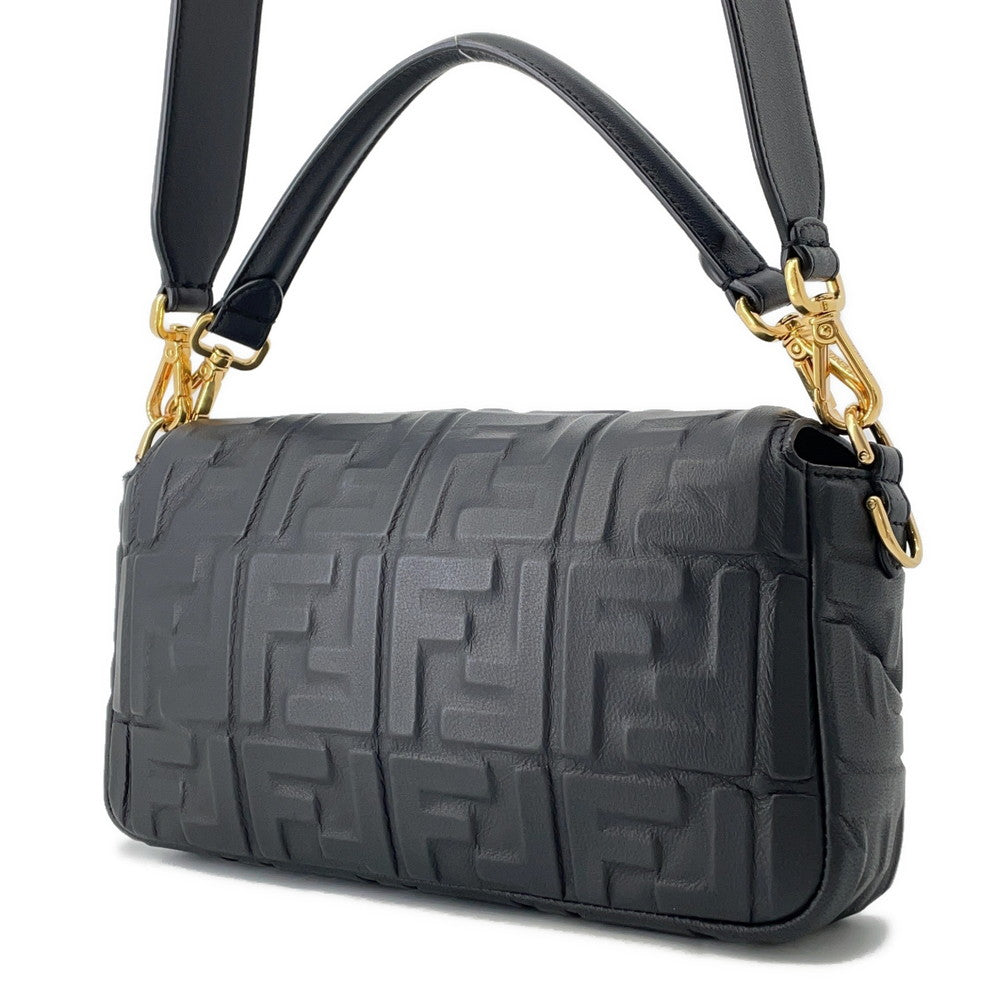 FENDI FF motif baguette Black8BR600 Lambskin