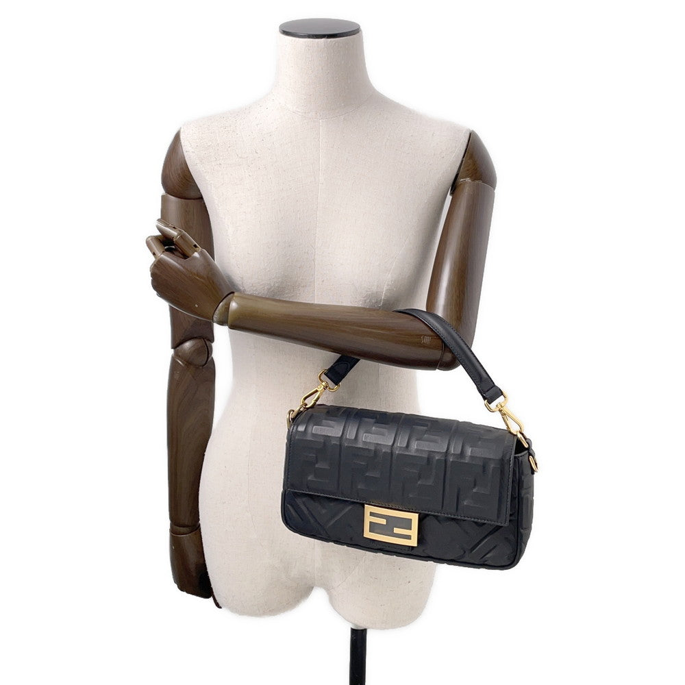 FENDI FF motif baguette Black8BR600 Lambskin