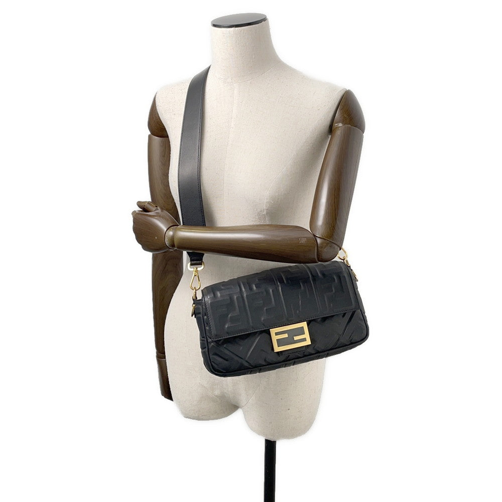 FENDI FF motif baguette Black8BR600 Lambskin