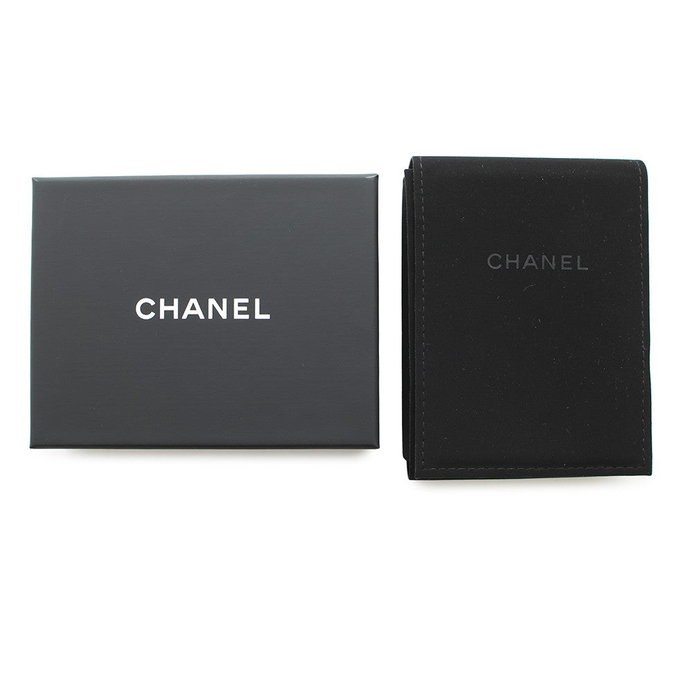 CHANEL CC Logo Cloud Design Necklace Gray/GoldA889 Metal Faux Pearl  Rhinestone