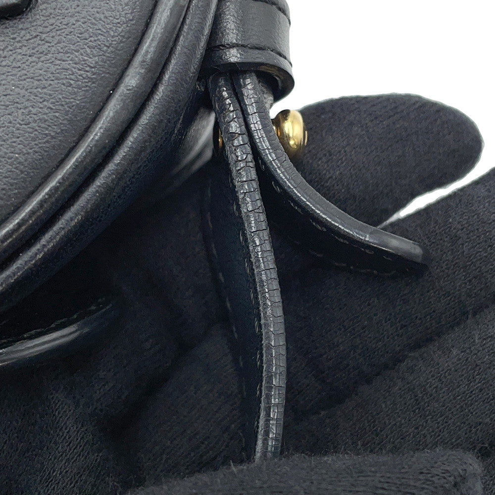 FENDI Orlock Camera Shoulder Bag Black8BS058 Leather Size Mini