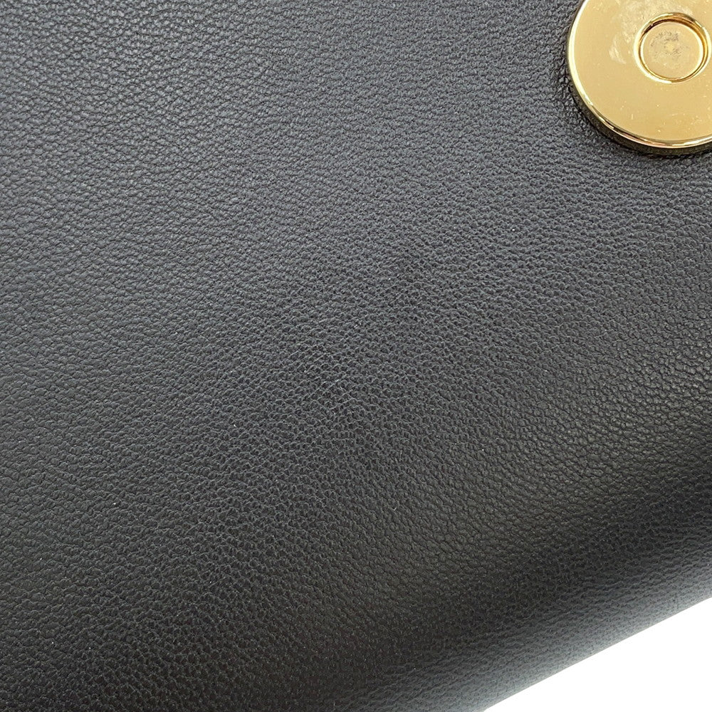GUCCI Raja Broadway Clutch Bag Black576532 Leather