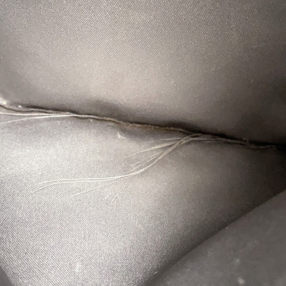 CHANEL CC Logo ChainTote Bag Black Nylon Fur