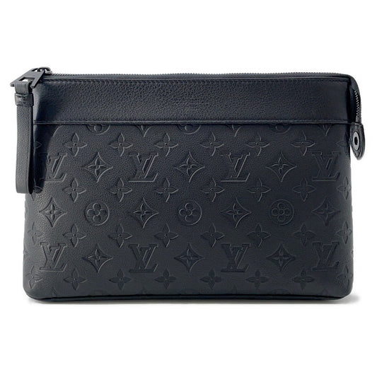 LOUIS VUITTON Pochette Voyage Souple NoirM82545 Monogram Shadow