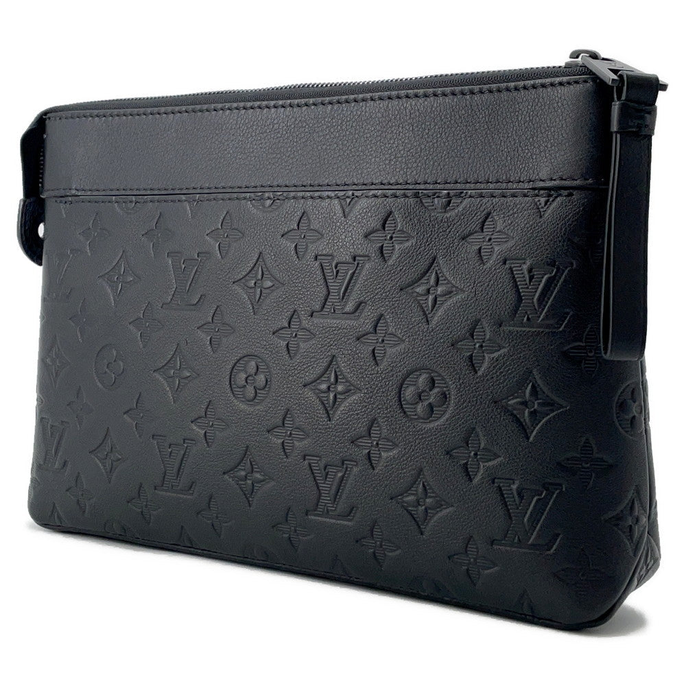 LOUIS VUITTON Pochette Voyage Souple NoirM82545 Monogram Shadow