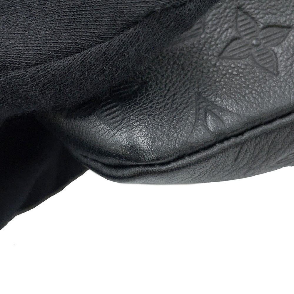 LOUIS VUITTON Pochette Voyage Souple NoirM82545 Monogram Shadow