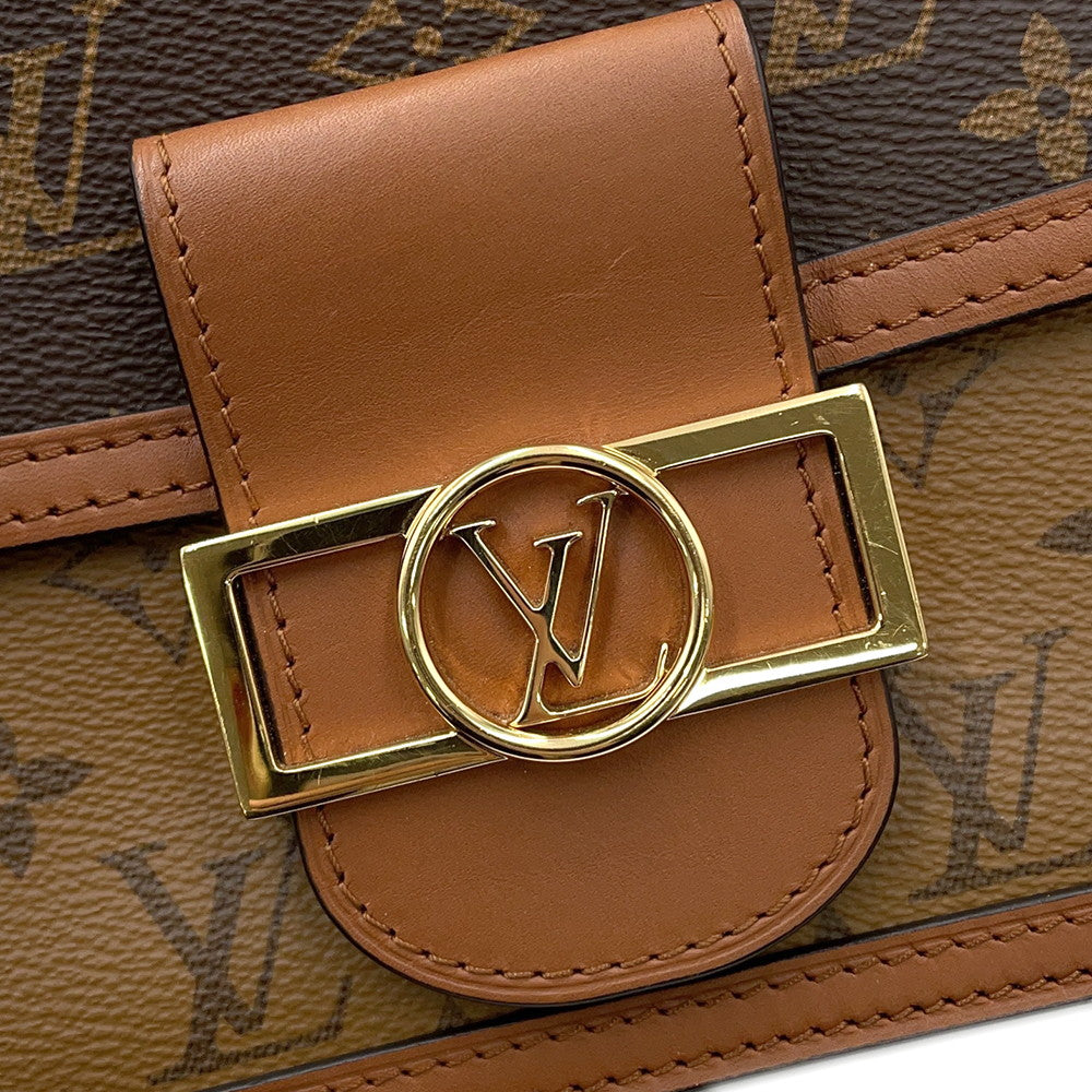 LOUIS VUITTON Dauphine NoirM45959 Monogram Monogram Reverse Canvas Size MINI