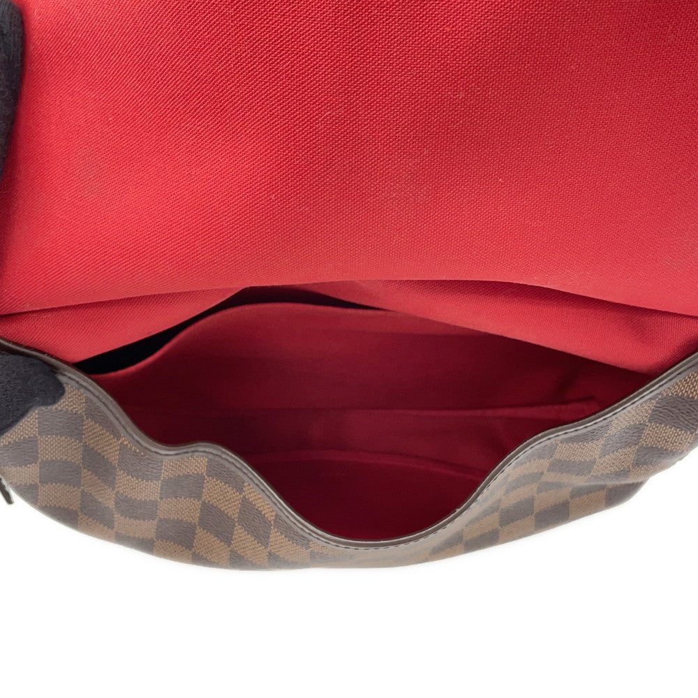 LOUIS VUITTON Saumur SPO RedN48081 Damier Ebene Canvas Size 30