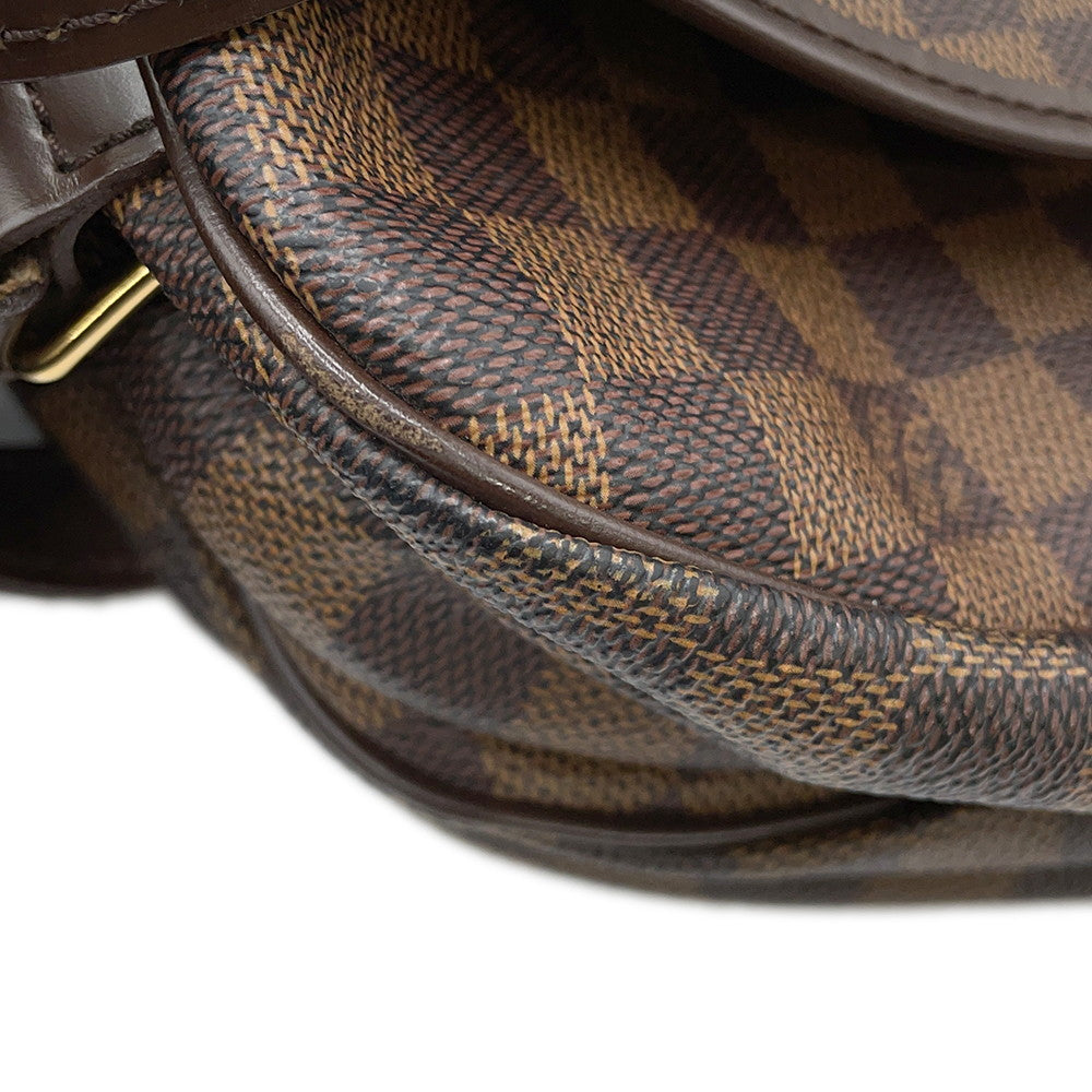 LOUIS VUITTON Saumur SPO RedN48081 Damier Ebene Canvas Size 30