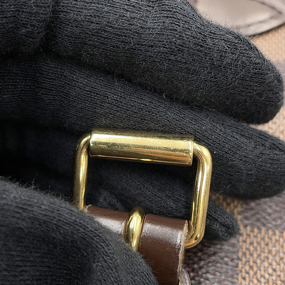 LOUIS VUITTON Saumur SPO RedN48081 Damier Ebene Canvas Size 30