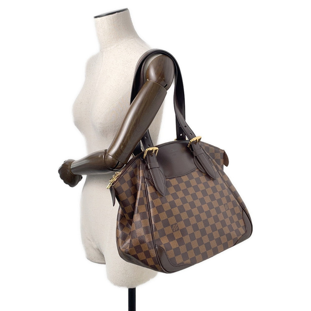 LOUIS VUITTON Verona RedN41118 Damier Ebene Canvas Size MM