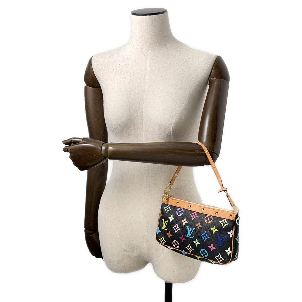 LOUIS VUITTON Pochette Accessoires NoirM92648 Monogram・Multicolor