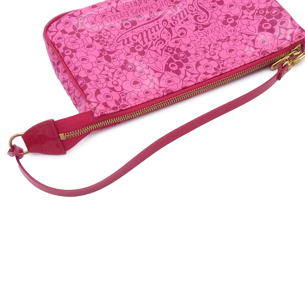LOUIS VUITTON Cosmic Blossom Pochette Cosmic RoseM93166 PVC Coated Canvas