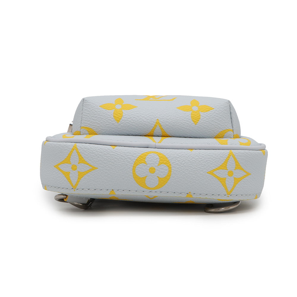 LOUIS VUITTON Avenue Sling Bag Gray/YellowM15078 Monogram・Glow