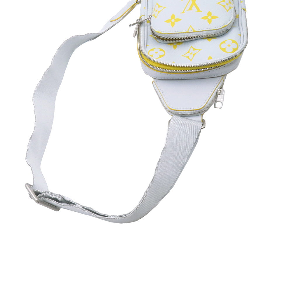 LOUIS VUITTON Avenue Sling Bag Gray/YellowM15078 Monogram・Glow
