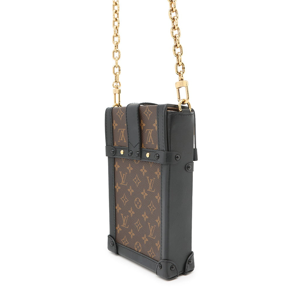 LOUIS VUITTON Pochette・Trunk Vertical NoirM63913 Monogram