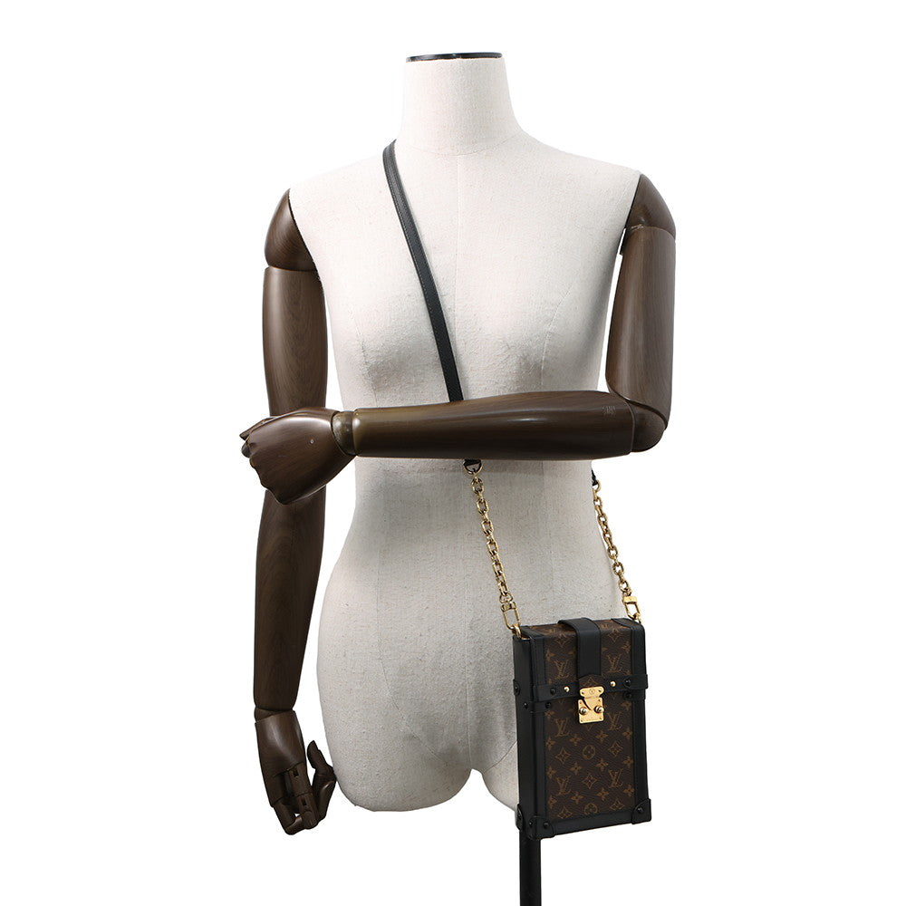 LOUIS VUITTON Pochette・Trunk Vertical NoirM63913 Monogram