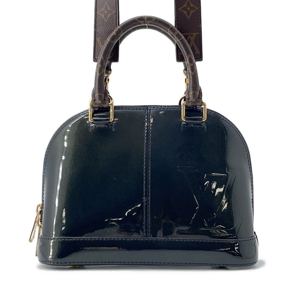 LOUIS VUITTON Alma BB MarineM54705 Patent Leather Monogram