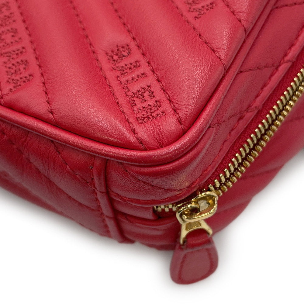 BALENCIAGA BBReporter ChainShoulder Red526678 Leather Size XS