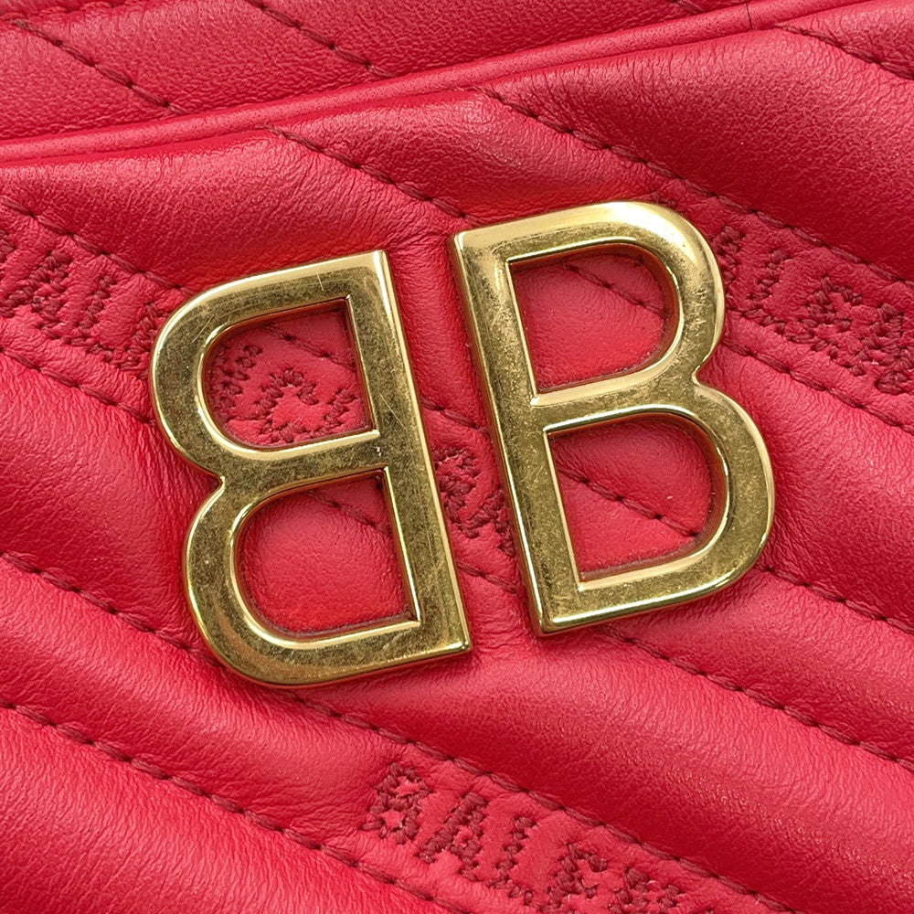 BALENCIAGA BBReporter ChainShoulder Red526678 Leather Size XS