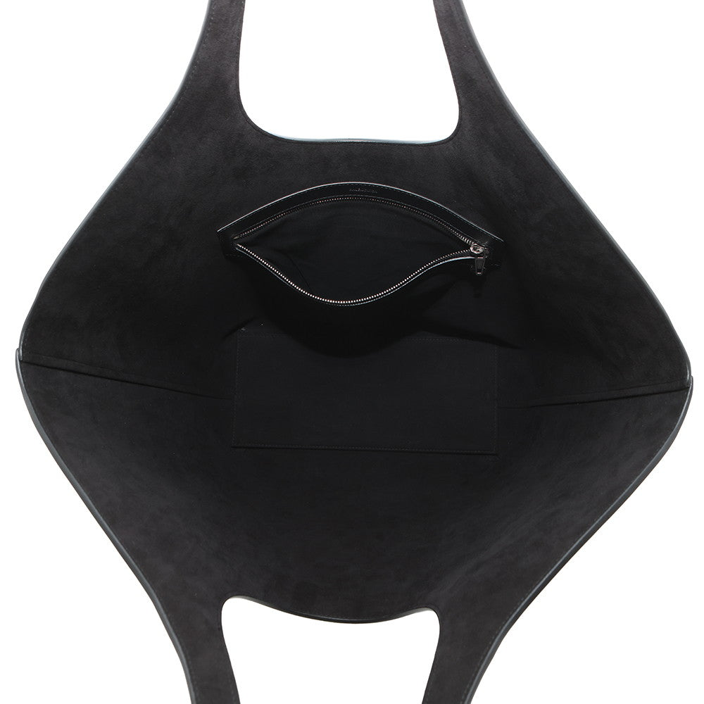 BALENCIAGA Mary Kate Tote Black746974 Leather Size Medium