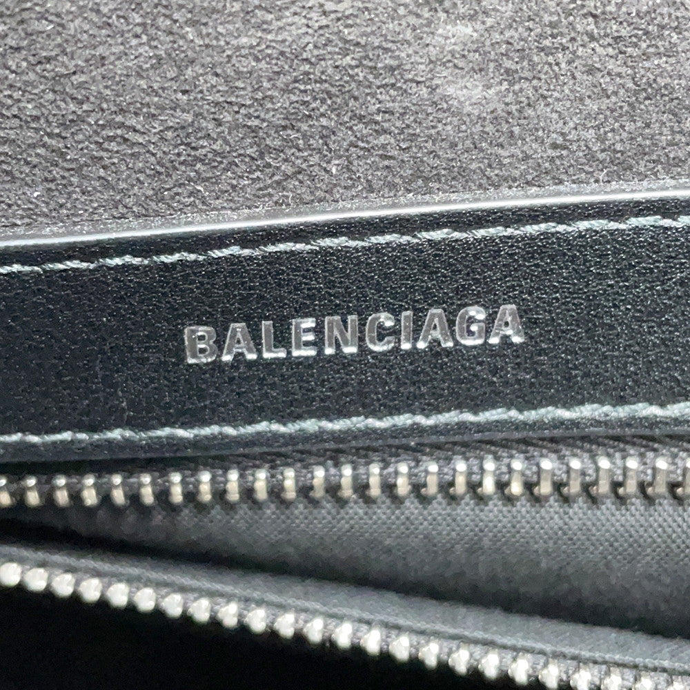 BALENCIAGA Mary Kate Tote Black746974 Leather Size Medium