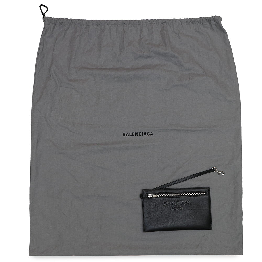 BALENCIAGA Mary Kate Tote Black746974 Leather Size Medium