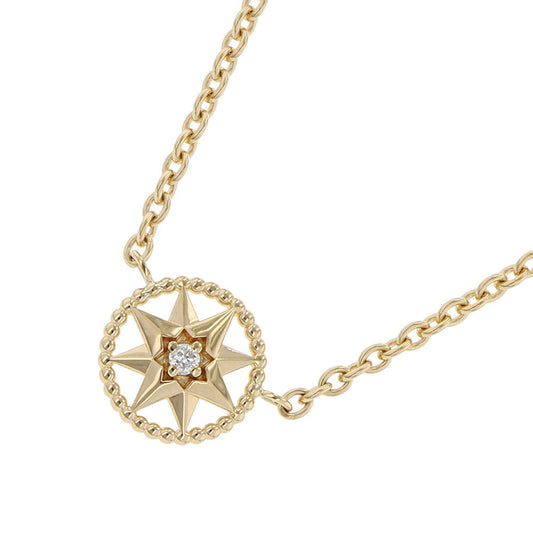 Dior Rose Devan 1P Diamond NecklaceJRDV95170 18K Yellow Gold