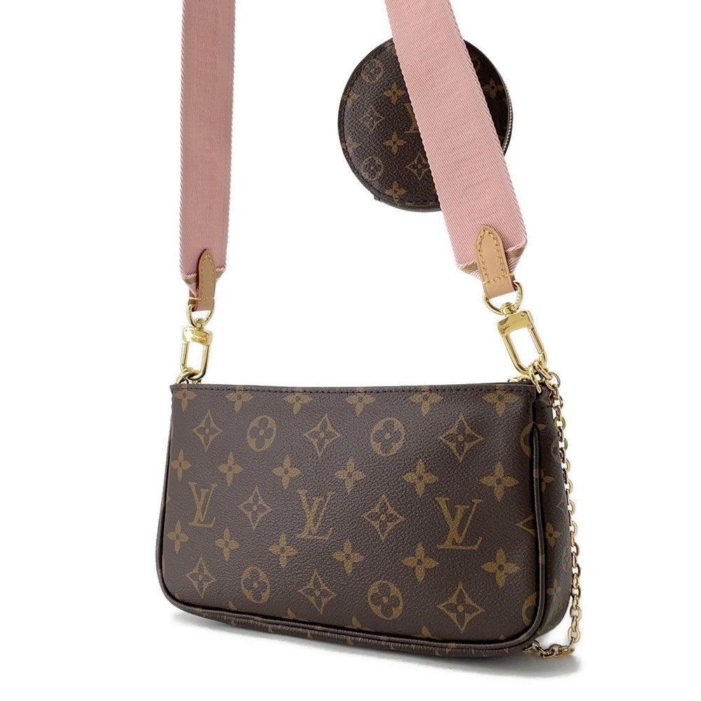 LOUIS VUITTON Multi Pochette Accessoires Rose claireM44840 Monogram