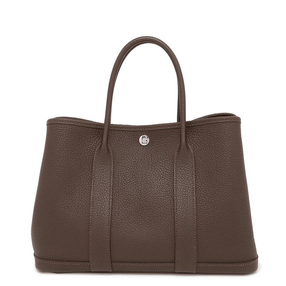 HERMES Garden Party Ebene Negonda Leather Size TPM