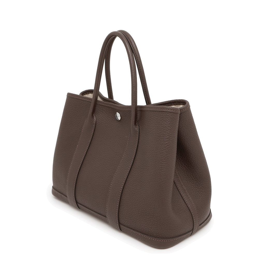 HERMES Garden Party Ebene Negonda Leather Size TPM