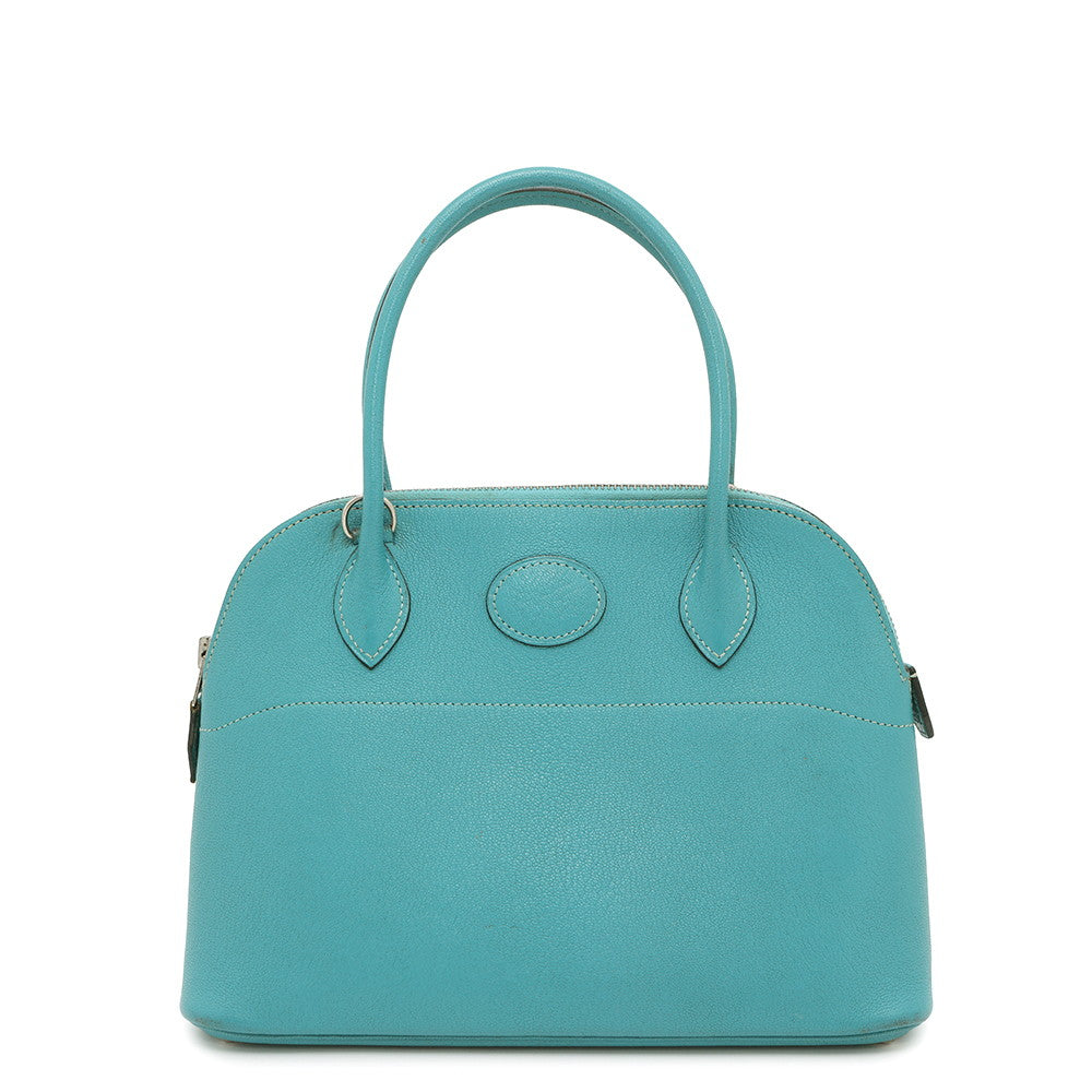 HERMES Bolide Lagon Chevre Myzore Goatskin Size 27