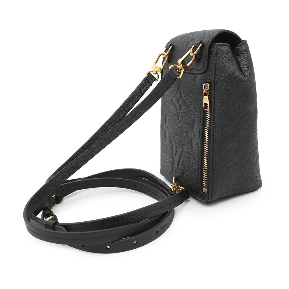 LOUIS VUITTON Tiny Backpack NoirM80596 Monogram Empreinte Leather
