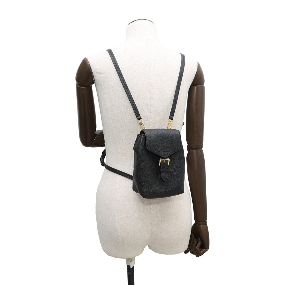 LOUIS VUITTON Tiny Backpack NoirM80596 Monogram Empreinte Leather