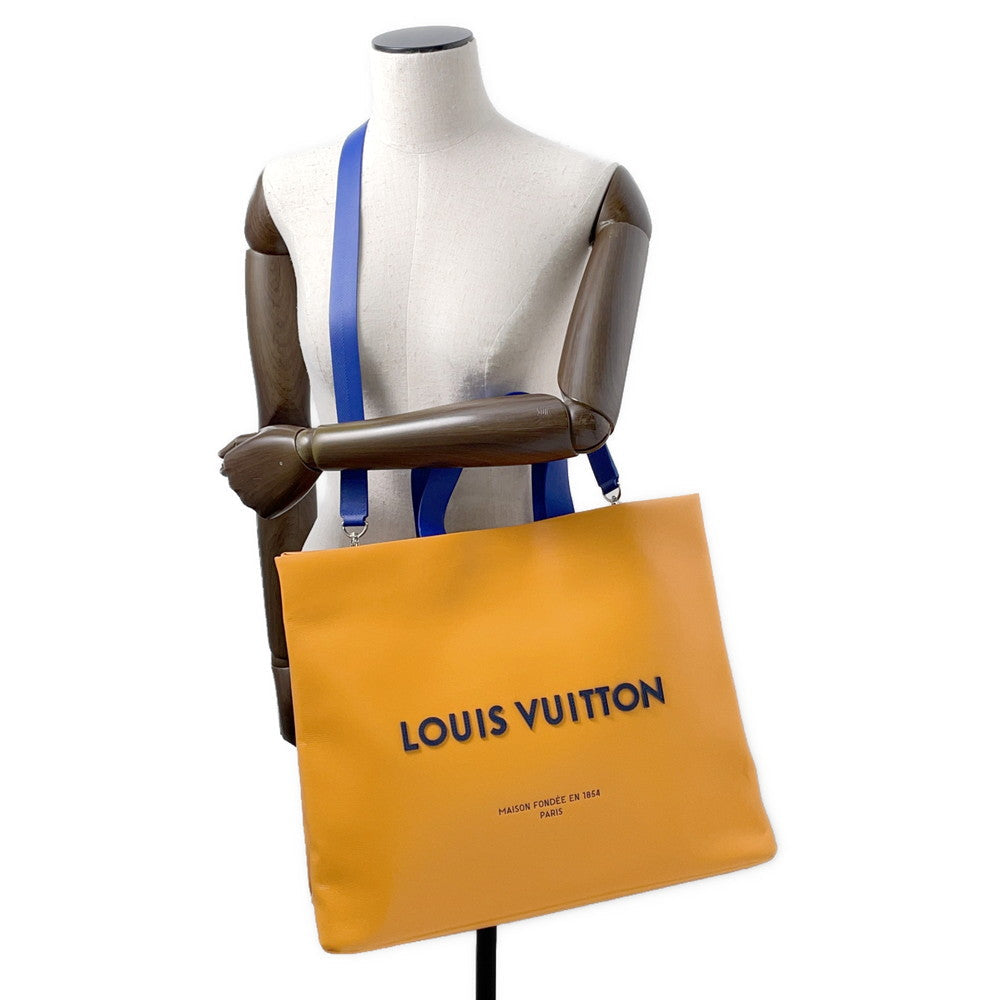 LOUIS VUITTON Shopper tote SaffronM24457 Leather Size MM