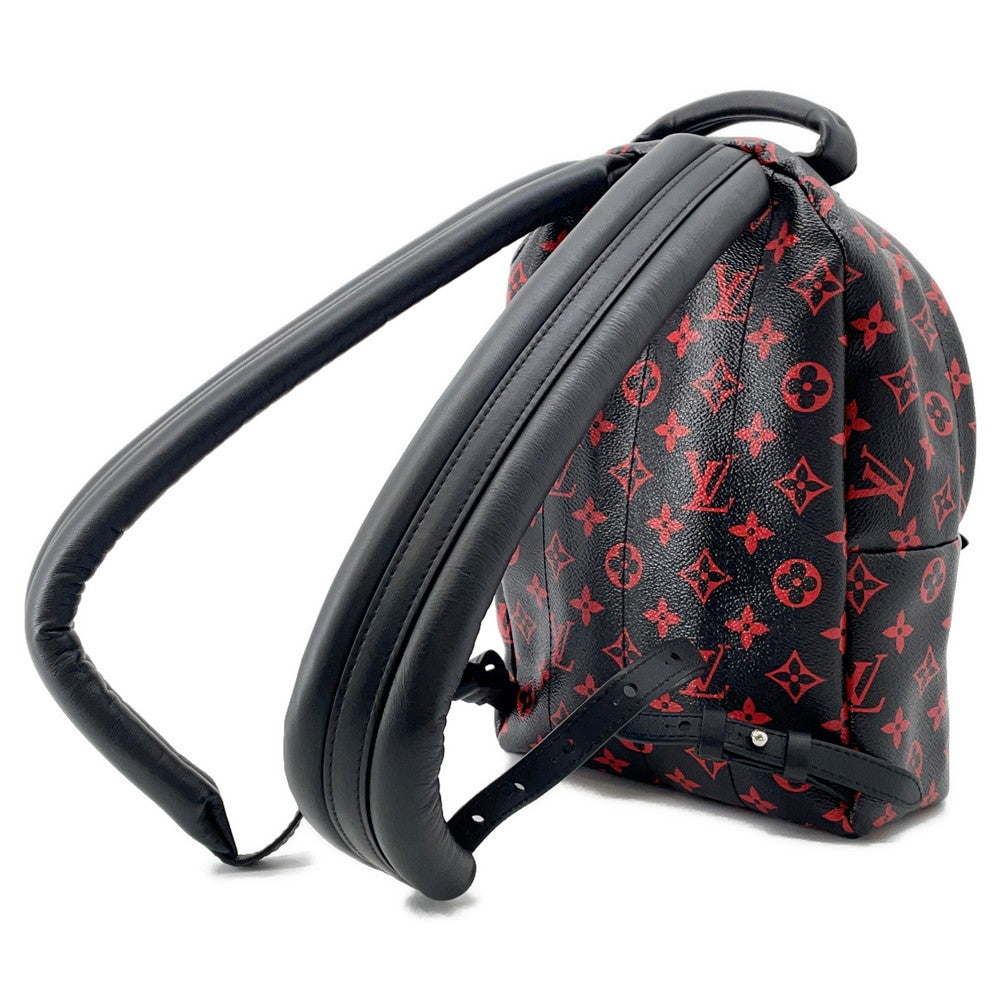 LOUIS VUITTON Palm Springs Backpack Noir/Red/KhakiM41458 Monogram / Anfra Rouge Size PM