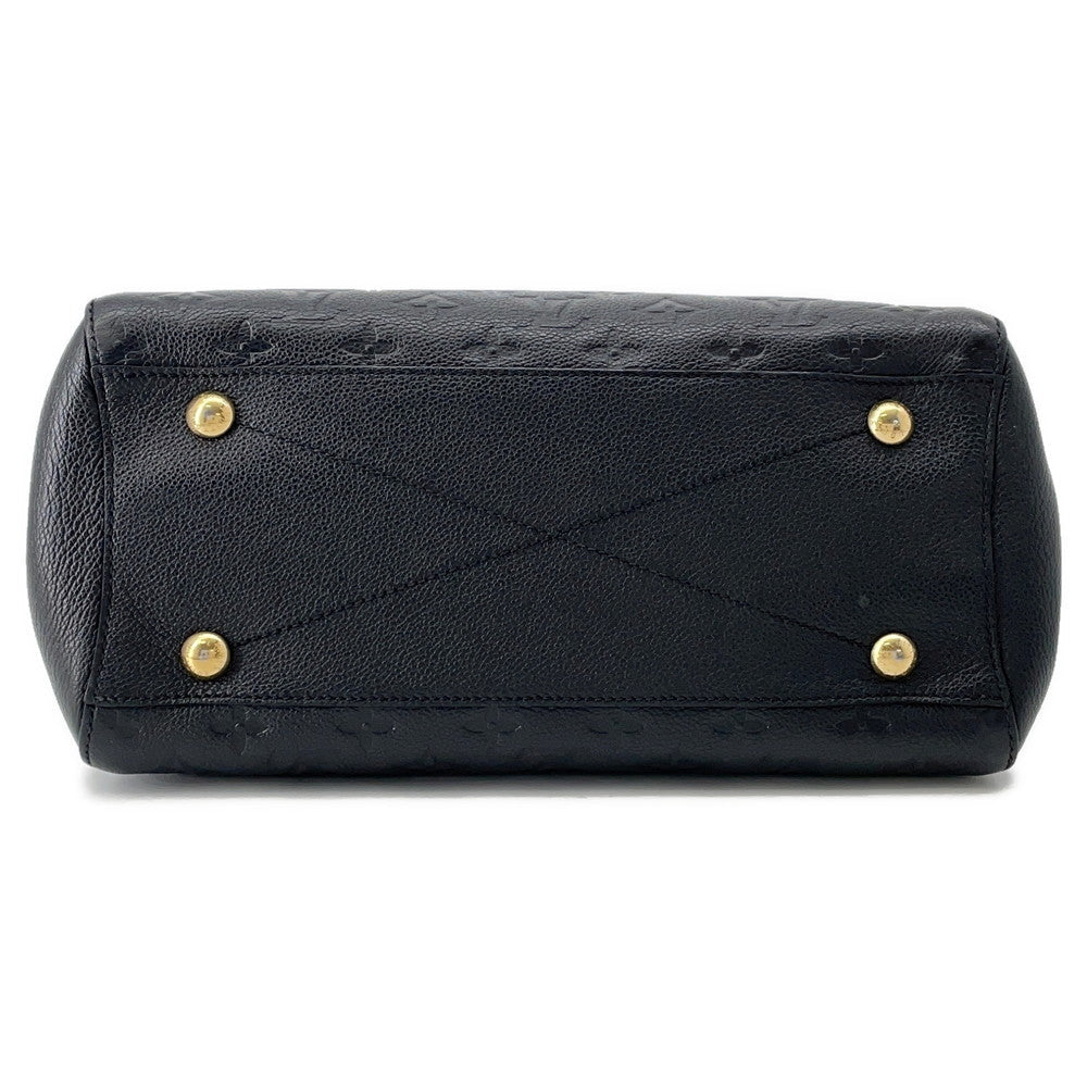 LOUIS VUITTON Montaigne NoirM41048 Monogram Empreinte Leather Size MM