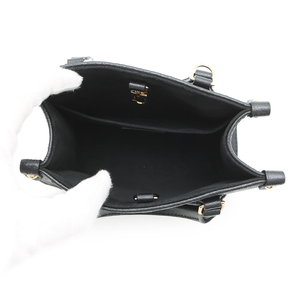 LOUIS VUITTON Onthego NoirM46993 Monogram Empreinte Leather Size BB