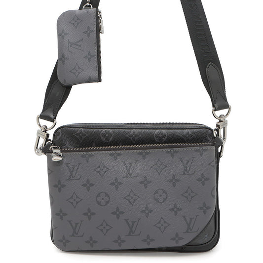 LOUIS VUITTON Trio Messenger NoirM69443 Monogram Eclipse Monogram Eclipse Reverse