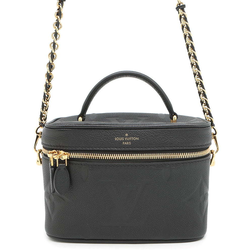 LOUIS VUITTON Vanity NoirM45598 Monogram Empreinte Leather Size PM