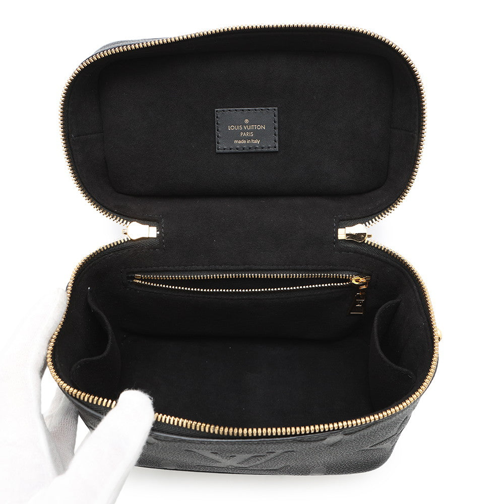 LOUIS VUITTON Vanity NoirM45598 Monogram Empreinte Leather Size PM