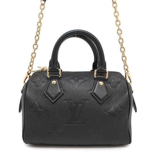 LOUIS VUITTON Speedy Bandouliere NoirM58953 Monogram Empreinte Leather Size 20