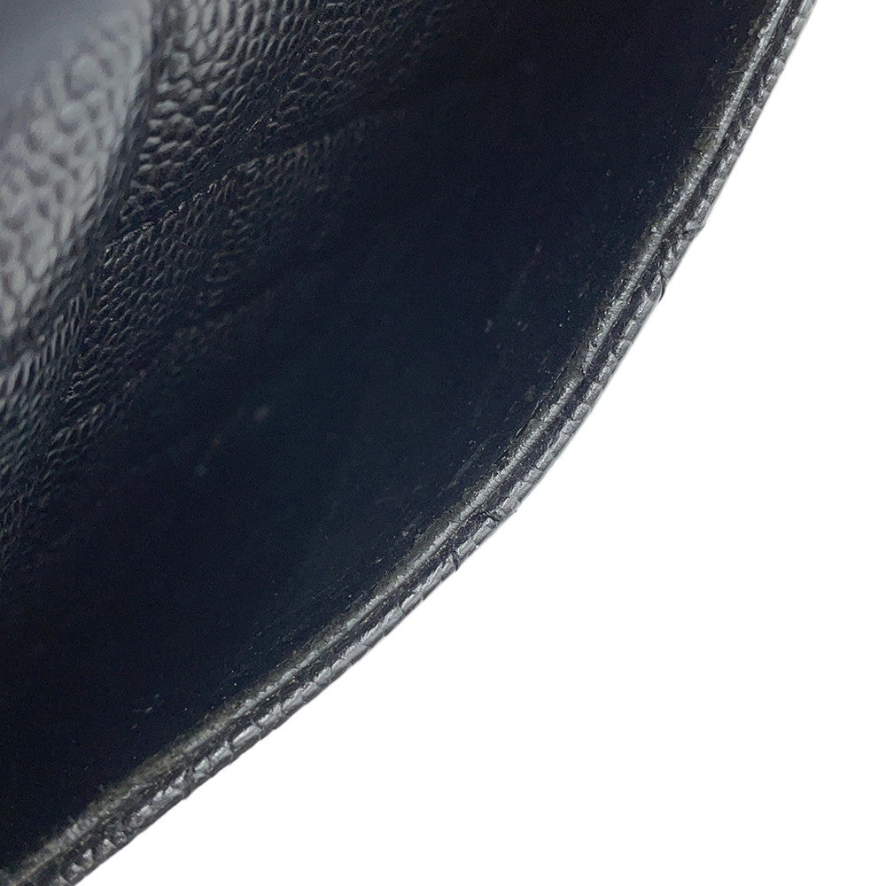 CHANEL Matelasse Double Flap ChainShoulder Bag BlackA01112 Caviar Leather Size 25