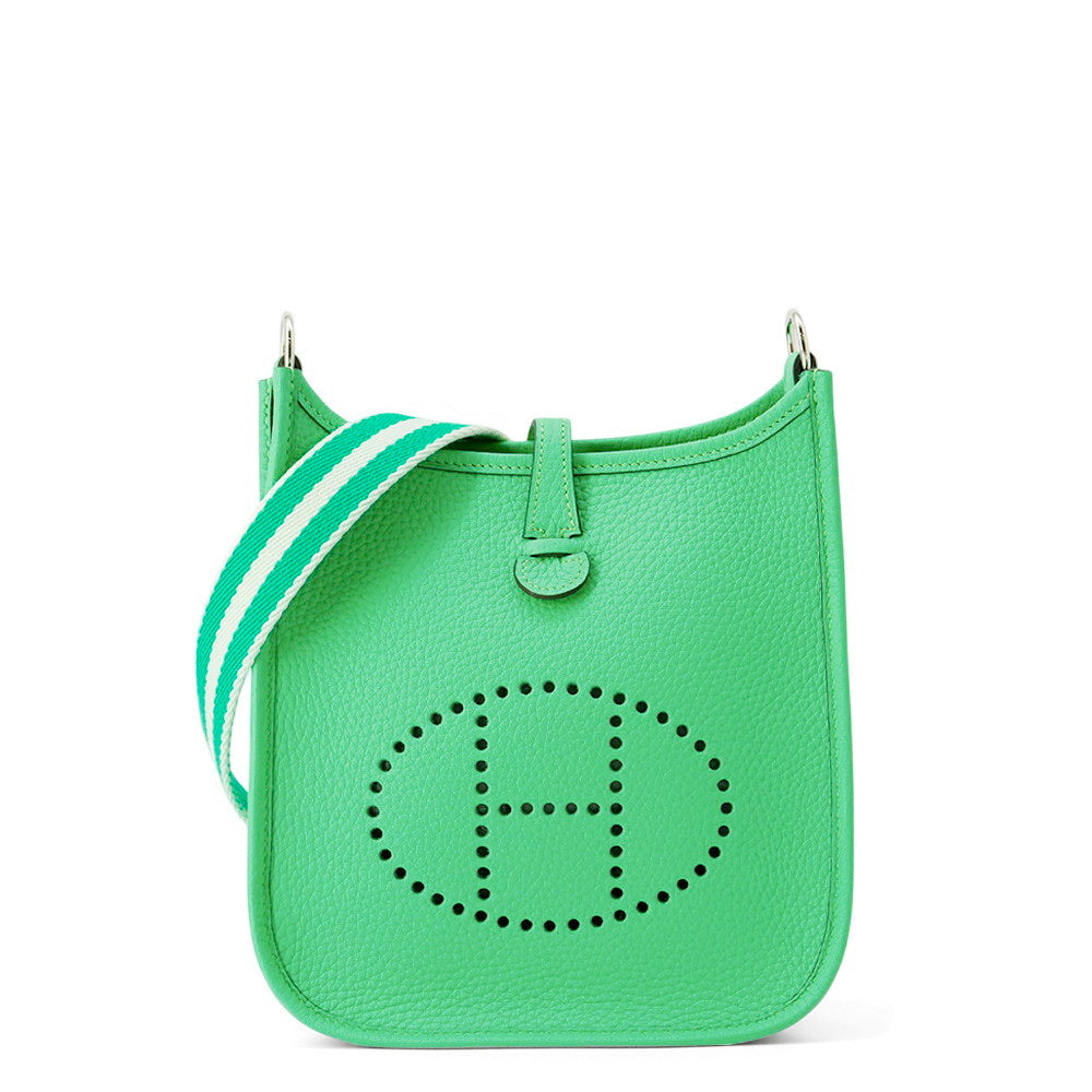 HERMES Evelyne Amazon Long VertComic Taurillon Clemence Size TPM