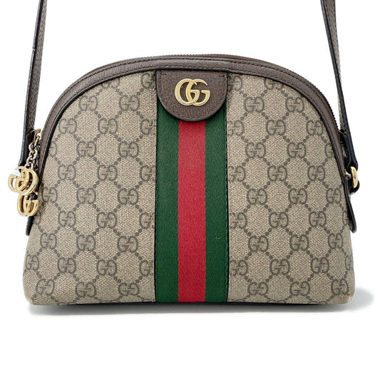 GUCCI Ophidia GG Supreme Shoulder Bag Beige/Brown499621 PVC Leather