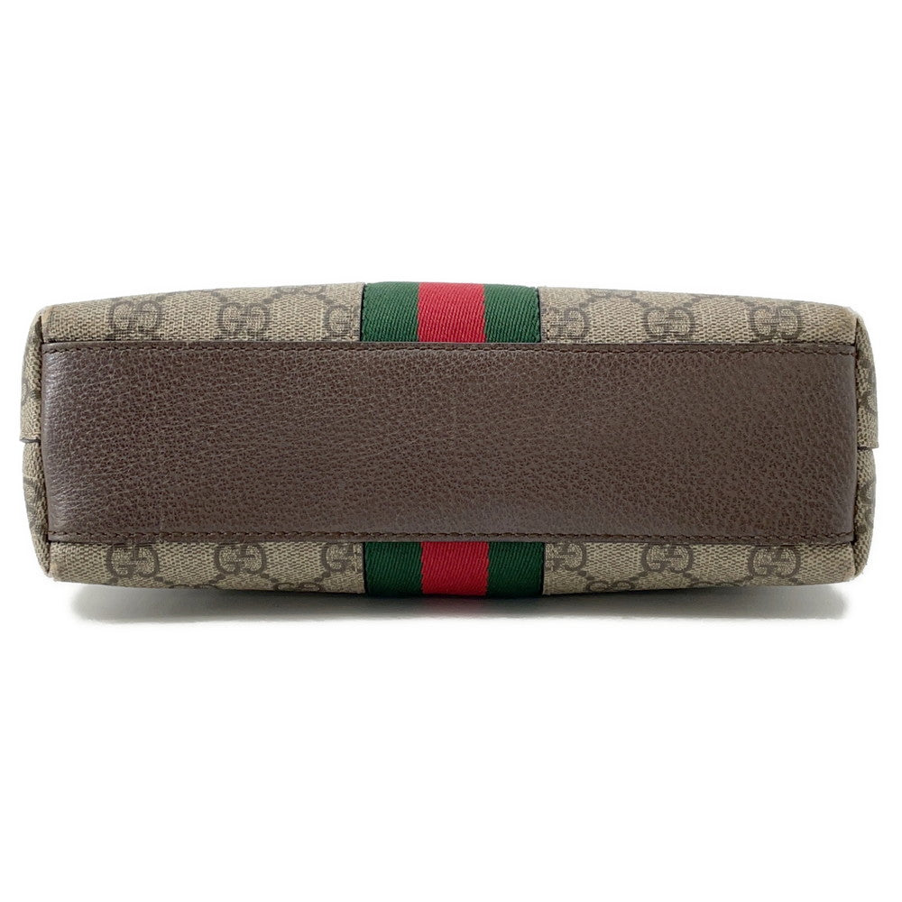 GUCCI Ophidia GG Supreme Shoulder Bag Beige/Brown499621 PVC Leather